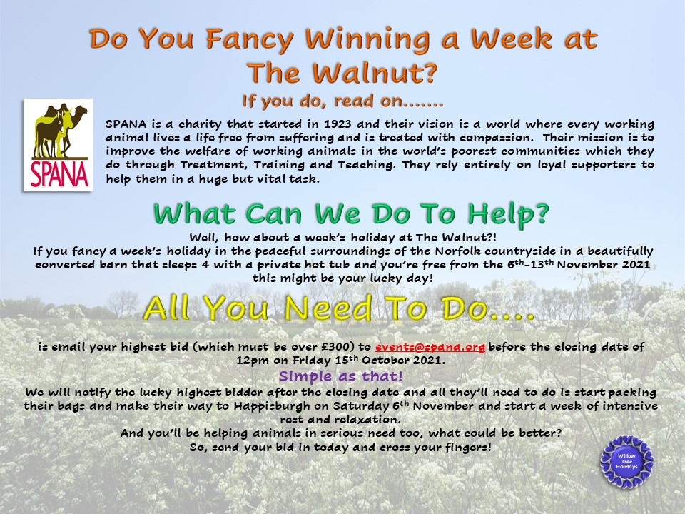 Win a Week at The Walnut 27.08.21