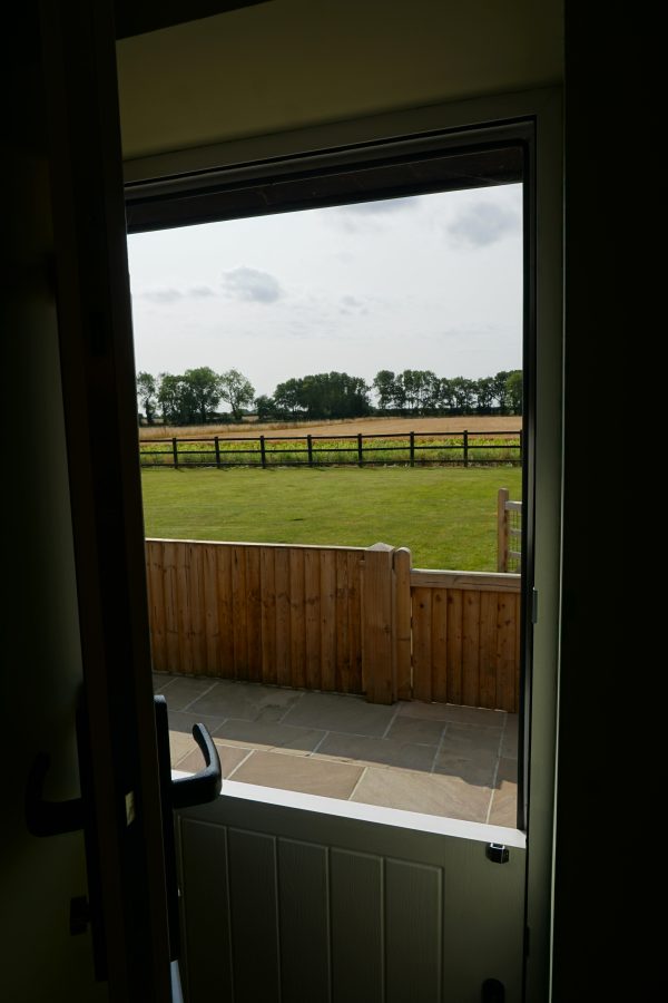 The view from the stable door in Bumblebee.